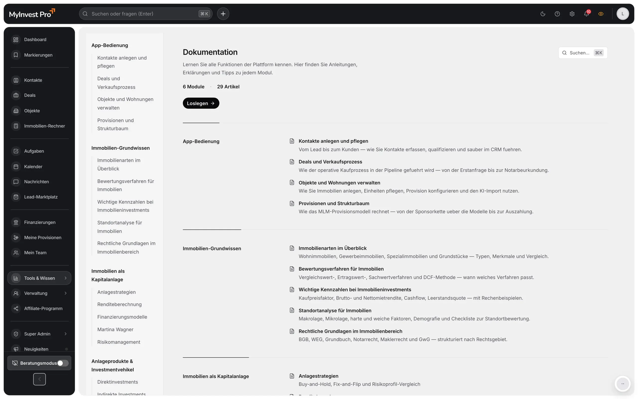 Onboarding & Schulung